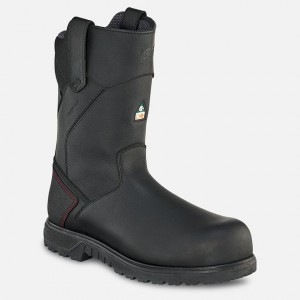 Red Wing 11-inch Waterproof, Insulated, CSA Safety Toe Pull-On Boot Black-Gray | 07XUVSBLM