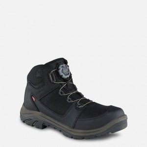 Red Wing 5-inch Waterproof Safety Toe Hiker Boot Black-Gray | 56HJISAYU