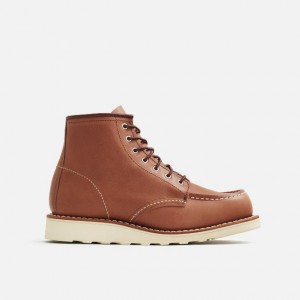 Red Wing 6-Inch Classic Short Boot in Mocha Oro-iginal Leather | 37BNEAPDK