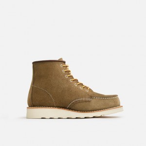 Red Wing 6-inch Classic Short Boot in Olive Mohave Leather | 54BJWSHXQ