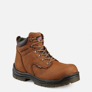 Red Wing 6-inch Insulated, Waterproof Safety Toe Boot Brown | 03MHLXWEP