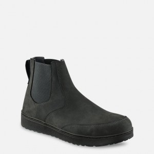 Red Wing 6-inch Safety Toe Chelsea Black | 20NUHPGCK