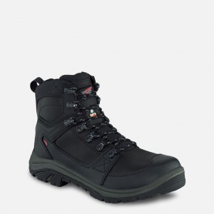 Red Wing 6-inch Side-Zip, Waterproof, CSA Safety Toe Boot Black-Beluga | 15TPYKUEF