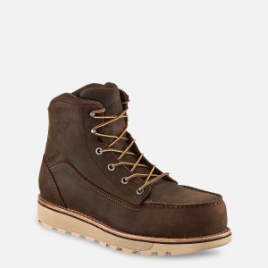 Red Wing 6-inch Waterproof, Insulated Safety Toe Boot Tan | 80WJZQGLR