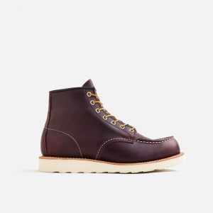 Red Wing 6-inch boot in Black Cherry Excalibur Leather | 85ITAQBRG