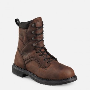 Red Wing 8-inch Waterproof Safety Toe Metguard Boot | 79CGJYZIO