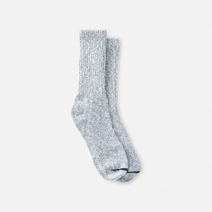 Red Wing Cotton Blend Ragg Crew Socks in Carolina Blue/Navy/White Cotton Blend | 54SFHGCMK