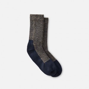 Red Wing Deep Toe-Capped Crew Sock in Navy | 16HXYKECB