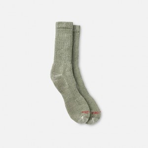 Red Wing Full Crew Socks in Olive | 45UFZAPDR