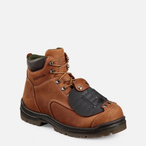 Red Wing King Toe® 6-inch Work Boot 4456 Brown | 58DCFRUAV