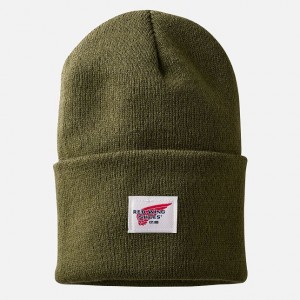 Red Wing Knit Watch Hat in Green | 65ZKUIAEB