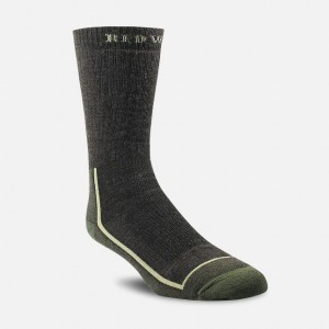 Red Wing Merino Wool Blend Crew Sock in Charcoal | 24XYOMEJB