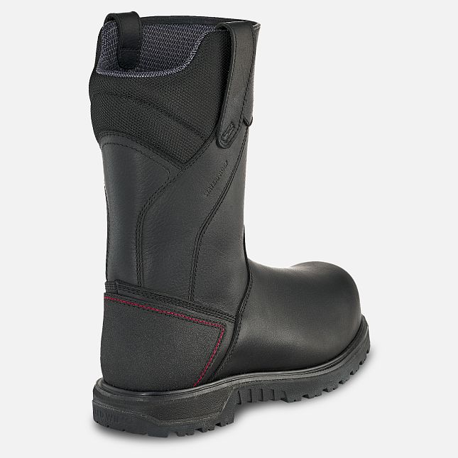 Red Wing 11-inch Waterproof, Insulated, CSA Safety Toe Pull-On Boot Black-Gray | 07XUVSBLM