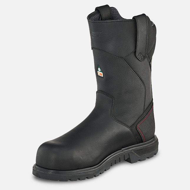 Red Wing 11-inch Waterproof, Insulated, CSA Safety Toe Pull-On Boot Black-Gray | 07XUVSBLM