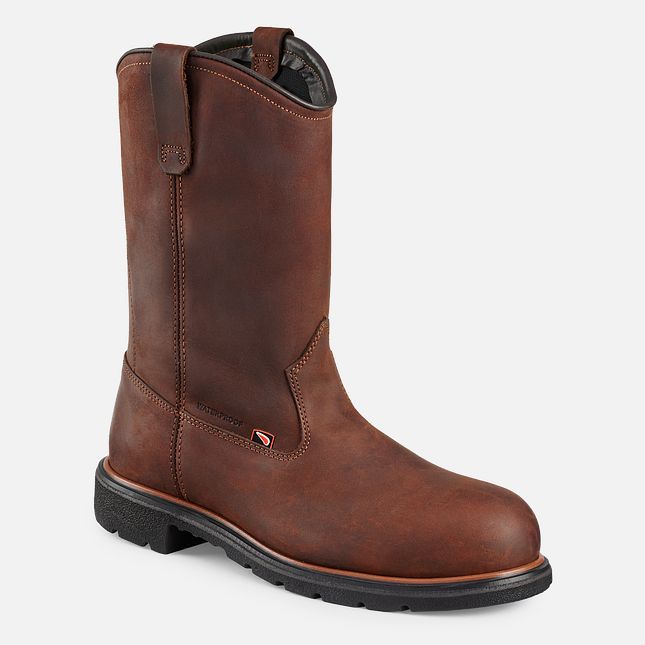 Red Wing 11-inch Waterproof Safety Toe Pull-On Boot | 25AKIRETJ