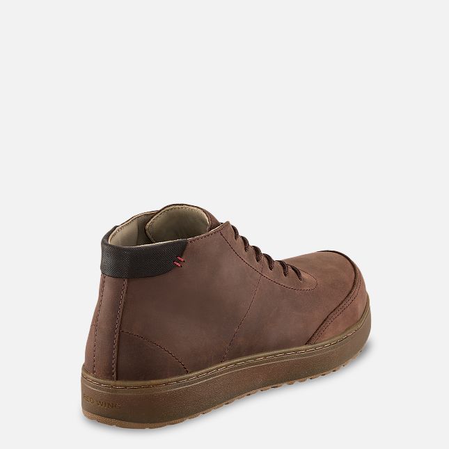 Red Wing 5-inch Safety Toe Chukka Brown | 78JGXLKTS