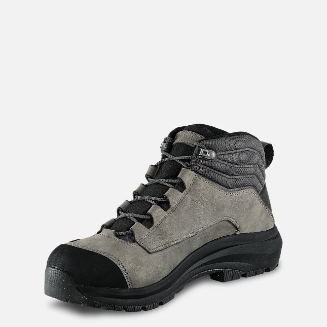 Red Wing 5-inch Waterproof Safety Toe Boot Black-Tan Fleck | 86LWJTVIY