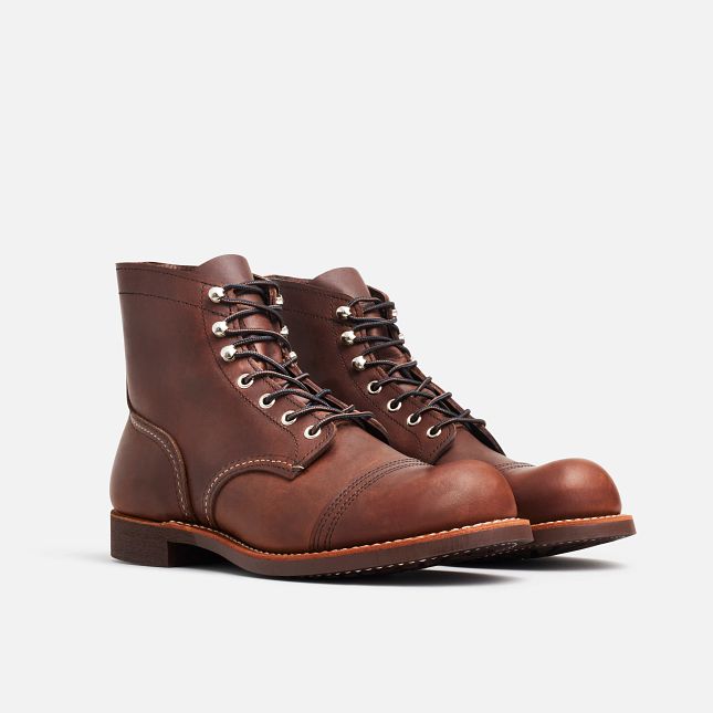 Red Wing 6-Inch Boot in Amber Harness Leather | 05WONMGSE