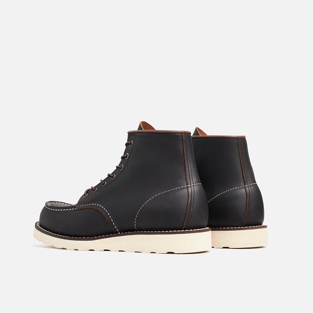 Red Wing 6-Inch Boot in Black Prairie Leather | 01JCGYRLB