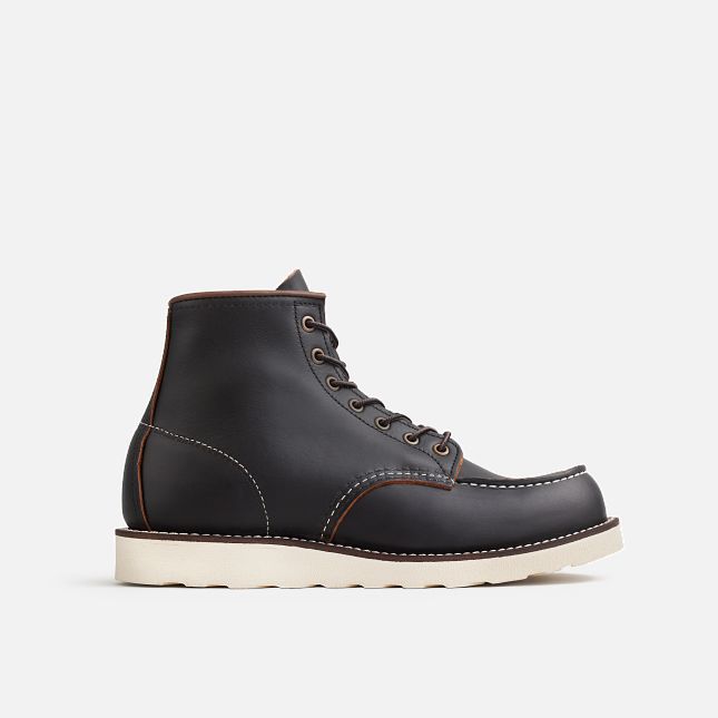 Red Wing 6-Inch Boot in Black Prairie Leather | 01JCGYRLB