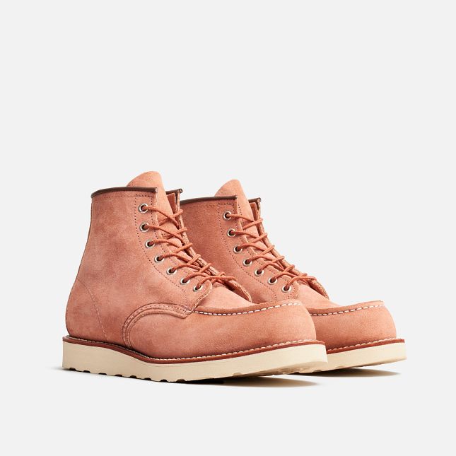 Red Wing 6-inch Boot in Dusty Rose Abilene Leather | 83TKYFVPA