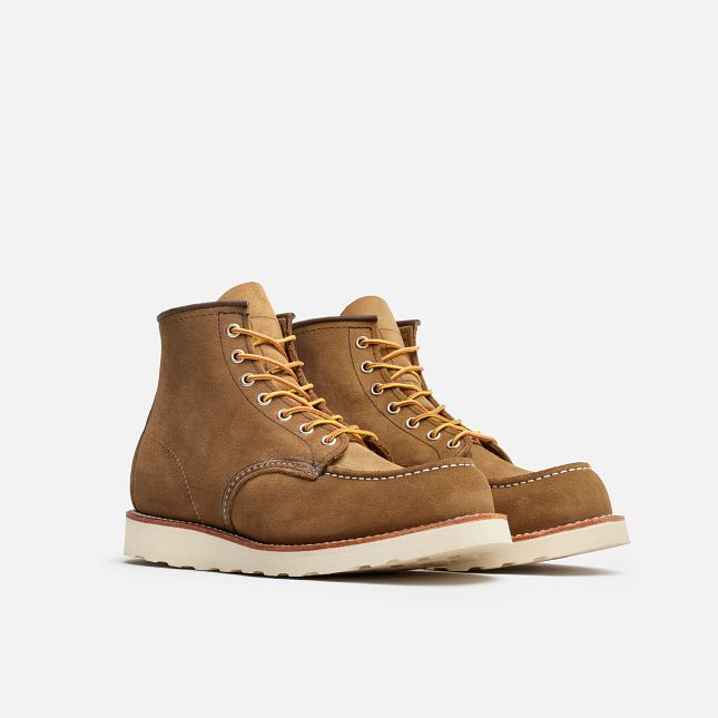 Red Wing 6-inch Boot in Olive Mohave Leather | 70ANRGQDM