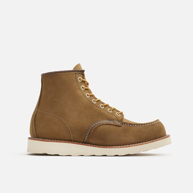 Red Wing 6-inch Boot in Olive Mohave Leather | 70ANRGQDM