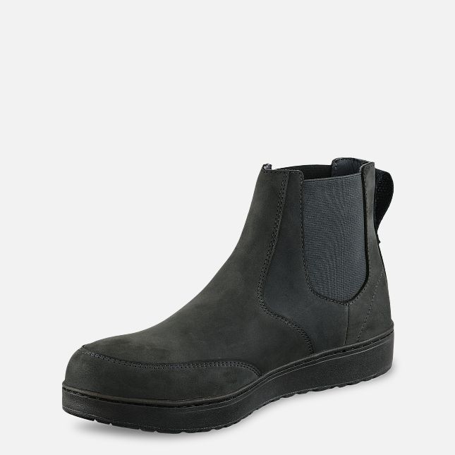 Red Wing 6-inch Safety Toe Chelsea Black | 20NUHPGCK