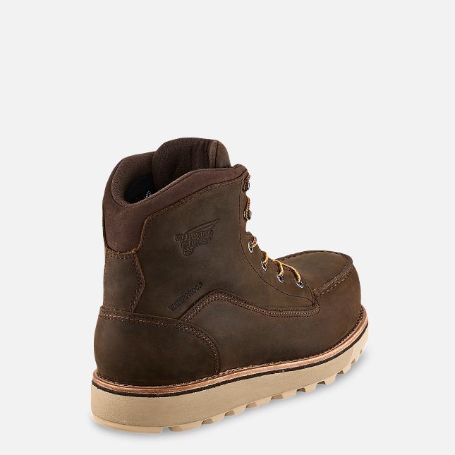 Red Wing 6-inch Waterproof, Insulated Safety Toe Boot Tan | 80WJZQGLR