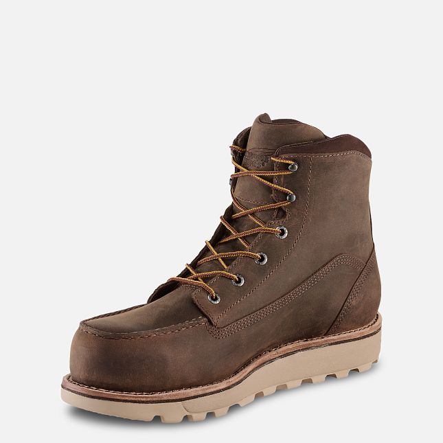 Red Wing 6-inch Waterproof Safety Toe Boot Tan | 25TQNXEDF