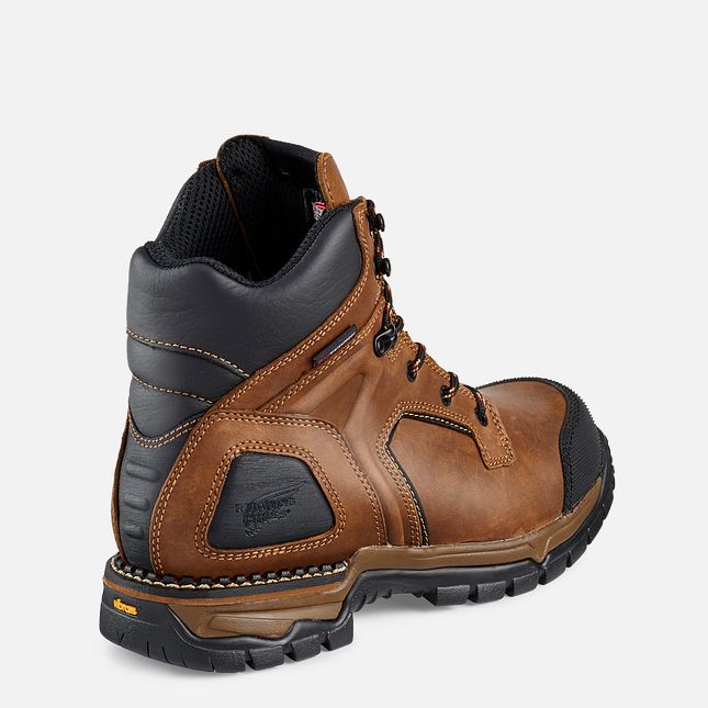 Red Wing 6-inch Waterproof Safety Toe Boot Red | 90HPOBRNF