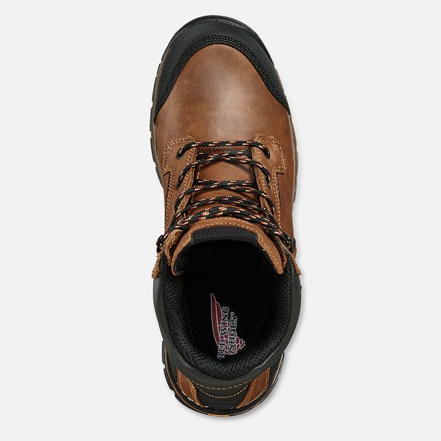 Red Wing 6-inch Waterproof Safety Toe Boot Red | 90HPOBRNF