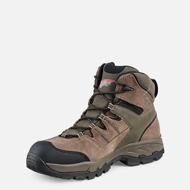 Red Wing 6-inch Waterproof Safety Toe Hiker Boot Gray | 52TMSHPOZ