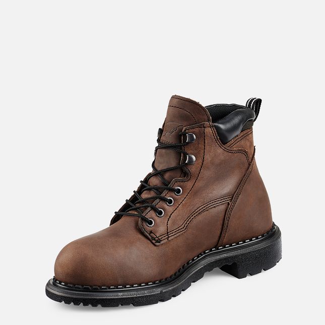 Red Wing 6-inch Waterproof Safety Toe Metguard Boot | 43TVQJBDZ