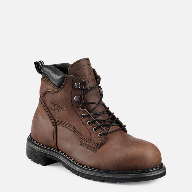 Red Wing 6-inch Waterproof Safety Toe Metguard Boot | 43TVQJBDZ