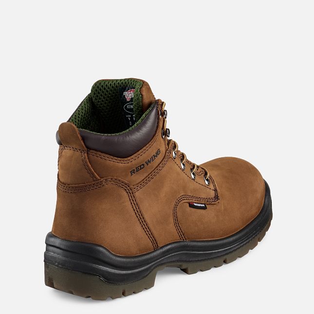 Red Wing 6-inch Waterproof Soft Toe Boot Brown | 84HBGPDEK