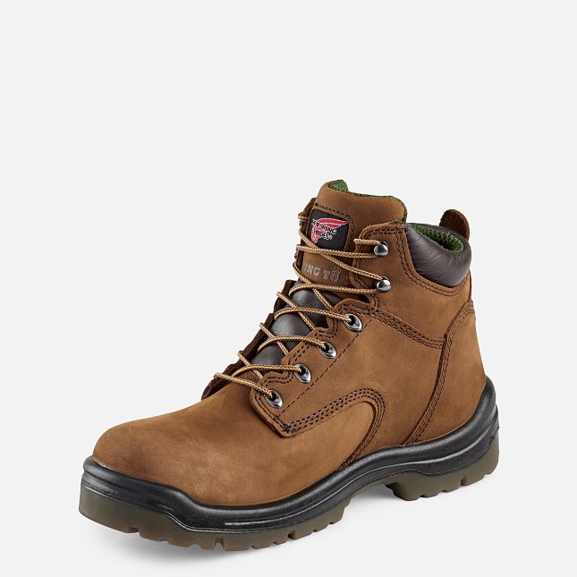 Red Wing 6-inch Waterproof Soft Toe Boot Brown | 84HBGPDEK