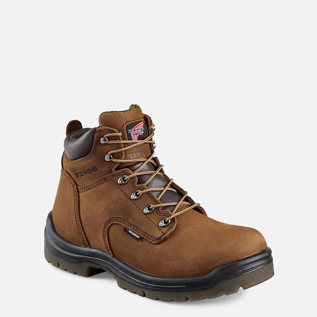 Red Wing 6-inch Waterproof Soft Toe Boot Brown | 84HBGPDEK