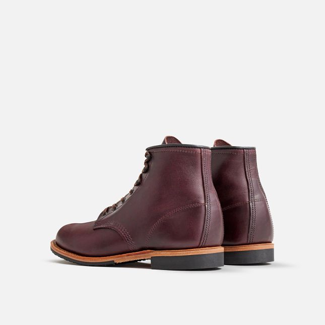 Red Wing 6-inch boot in Black Cherry Excalibur Leather | 87KUHZNJE