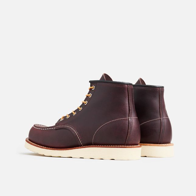 Red Wing 6-inch boot in Black Cherry Excalibur Leather | 85ITAQBRG