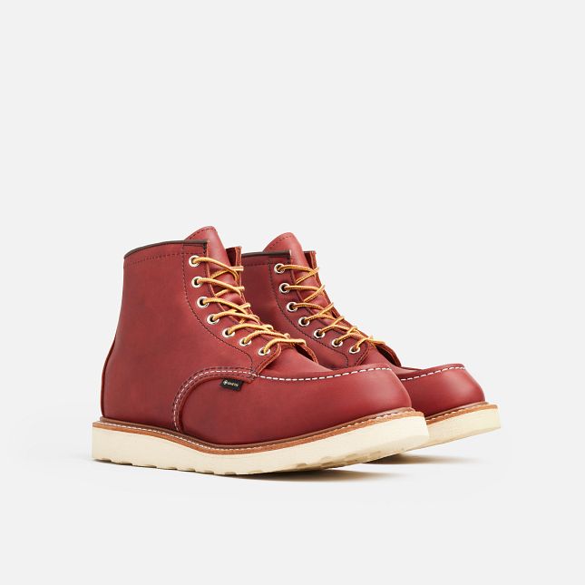 Red Wing 6-inch boot in Russet Waterproof Leather | 83VXPTMKH