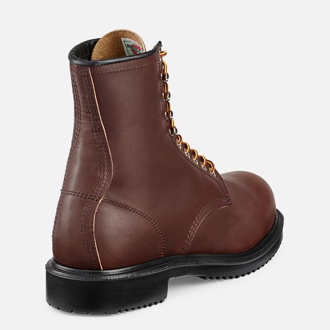 Red Wing 8-inch Safety Toe Boot Black | 25WQTZAFI