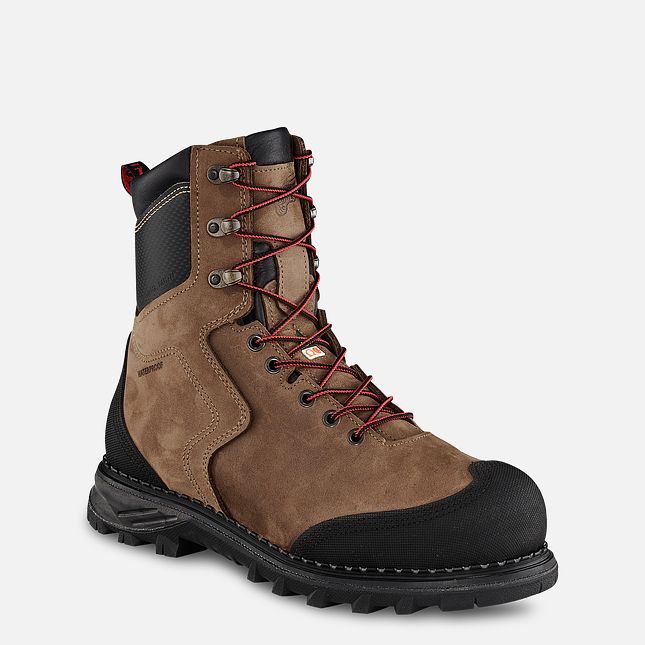 Red Wing 8-inch Waterproof, CSA Safety Toe Boot | 37ENLFQIJ