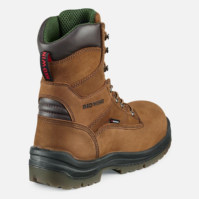 Red Wing 8-inch Waterproof Safety Toe Boot Brown | 25RCOPFHG