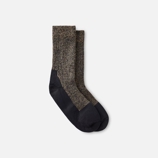 Red Wing Deep Toe-Capped Crew Sock in Black | 73NRXEWFY