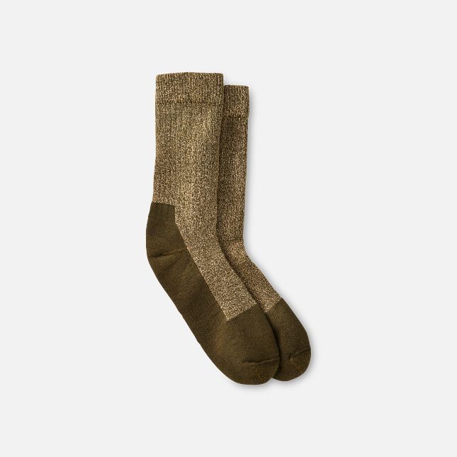 Red Wing Deep Toe-Capped Crew Sock in Olive | 10EQRYGWH