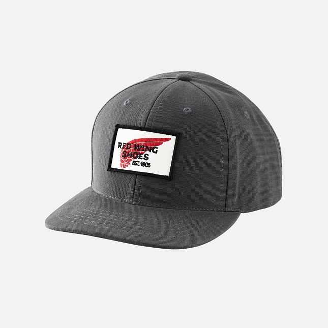 Red Wing Embroidered Logo Ball Cap in Gray | 63ZYDONMV