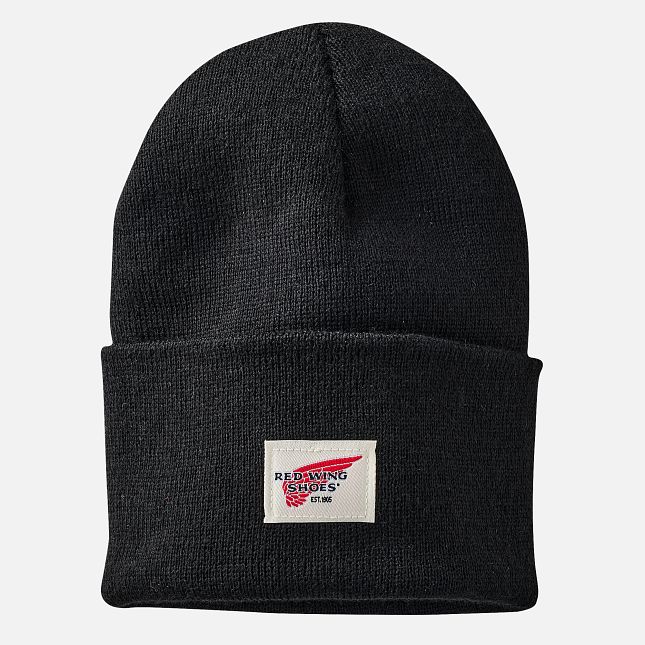 Red Wing Knit Watch Hat in Black | 10JKTEFGO