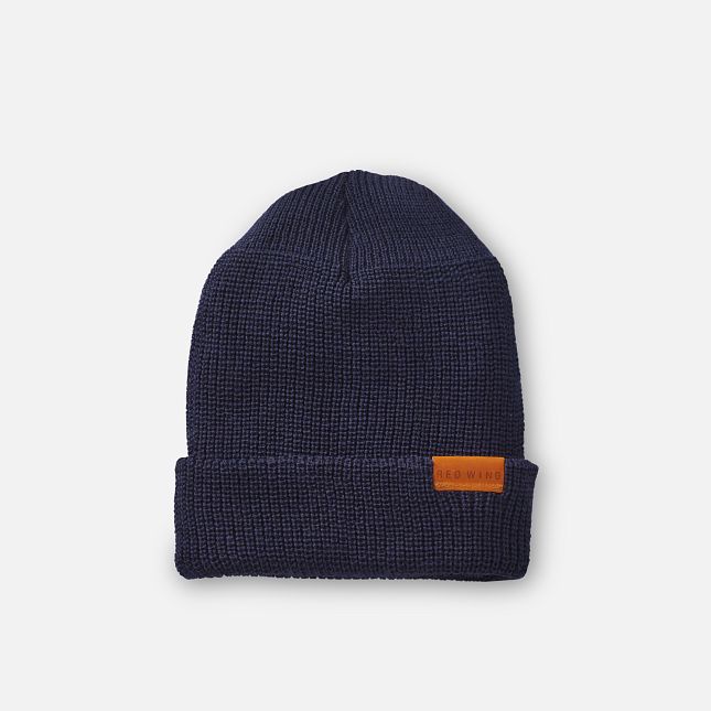 Red Wing Merino Wool Knit Hat in Navy | 13ILCDUZK