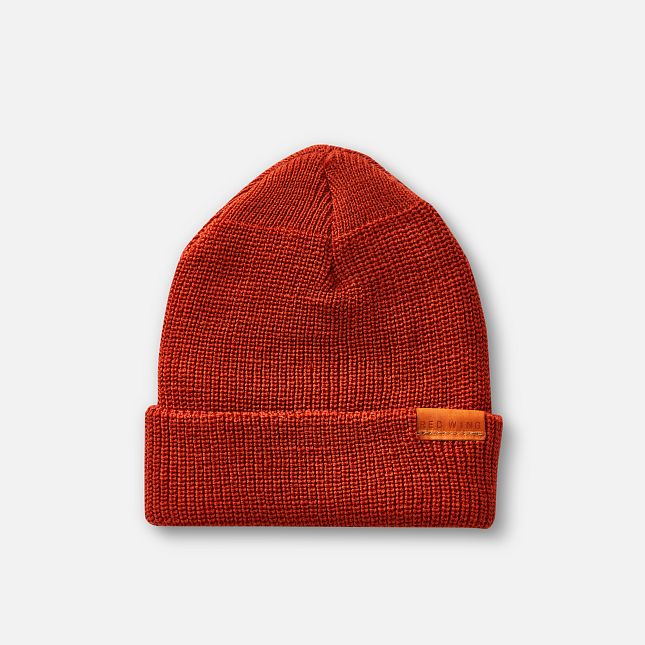 Red Wing Merino Wool Knit Hat in Rust | 41RWKVBSG